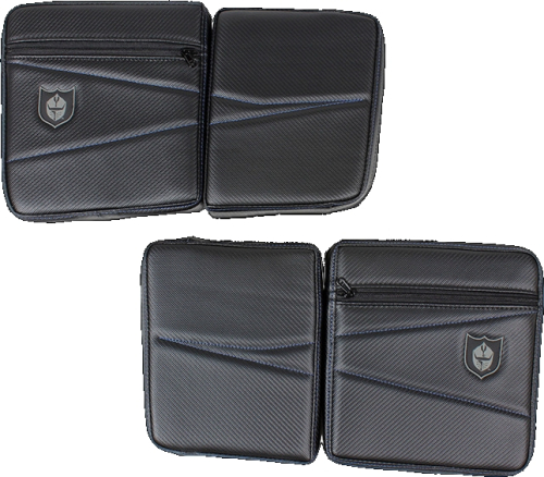 Pro Armor - Pro Armor Door Knee Pads - Rear - Blue - P144054BU