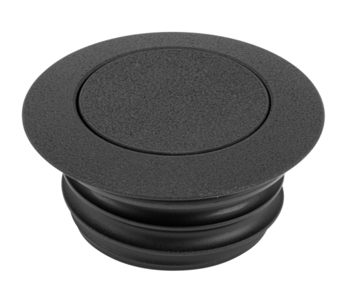 HardDrive - HardDrive Pop-Up Screw in Vented Gas Caps - Wrinkle Black - 012318