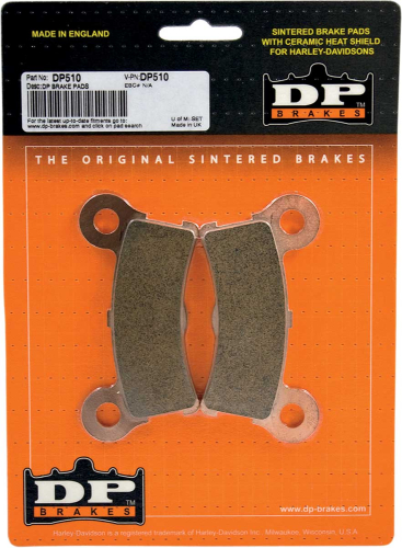 DP Brakes - DP Brakes Standard Sintered Metal Brake Pads - DP510