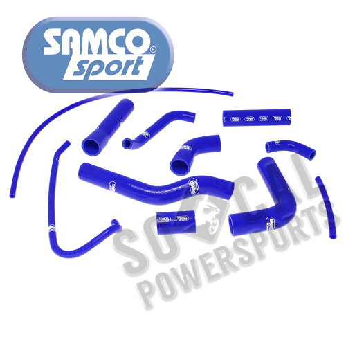 SAMCO Sport - SAMCO Sport Radiator Hose Kit - Blue - YAM17-BL