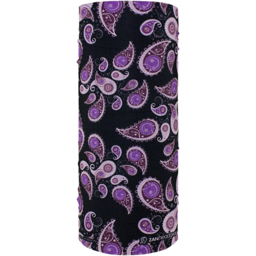 Zan Headgear - Zan Headgear Motley Tube - T228 - Purple Paisley - OSFM