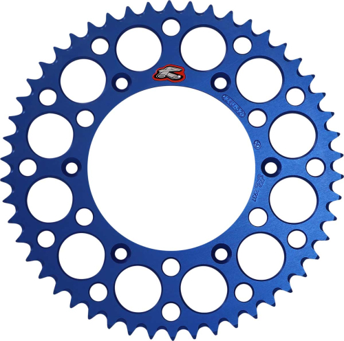 Renthal - Renthal Ultralight Rear Sprocket - 50T - Blue - 224U-520-50GPBU
