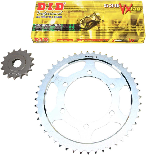 D.I.D - D.I.D X-Ring Chain and Sprocket Kit - DKY-003