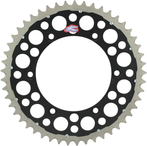 Renthal - Renthal Twinring Heavy Duty Rear Sprocket - Black - 51T - 1120-520-51GPBK