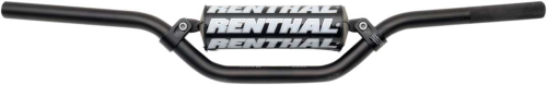 Renthal - Renthal 7/8in. Mini Racer Handlebar - 50SX Mini Bend - Black - 825-01-BK-04-227