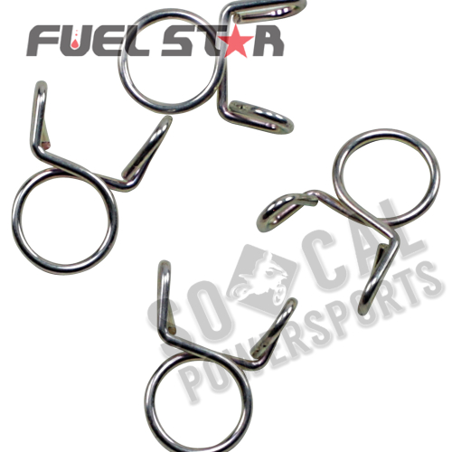 Fuel Star - Fuel Star Hose Clamp Refill Kit - 9mm Wire - Silver - FS00049