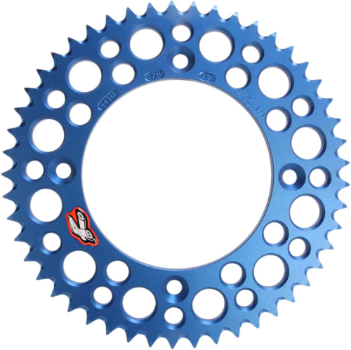 Renthal - Renthal Ultralight Rear Sprocket - 49T - Blue - 441U-428-49GPBU