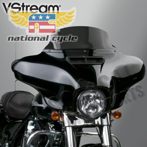 National Cycle - National Cycle VStream Windshield - 7.25in. - Dark Tint - N20411
