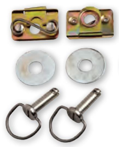 Cycle Visions - Cycle Visions Secure Fit HD Bag Fastener 2-Bolt Kit - CV7293