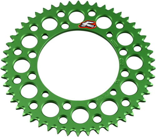 Renthal - Renthal Ultralight Rear Sprocket - 50T - Green - 408U-420-50GEGN