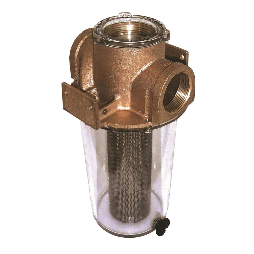 GROCO - GROCO ARG-1000 Series 1" Raw Water Strainer w/Stainless Steel Basket