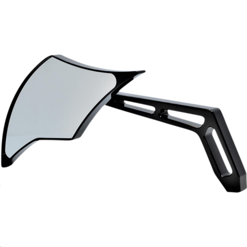 Pro-One Performance - Pro-One Performance Large Flame Mirror - Left - Black Anodized - 102300AB