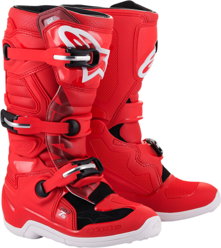 Alpinestars - Alpinestars Tech 7S Youth Boots - 2015017-30-4 - Red - 4