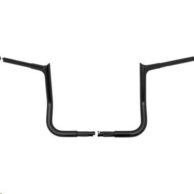 Fat Baggers, Inc. - Fat Baggers, Inc. 1-1/4in. EZ Install Pointed Top Handlebars - Gloss Black - 905012-B-X
