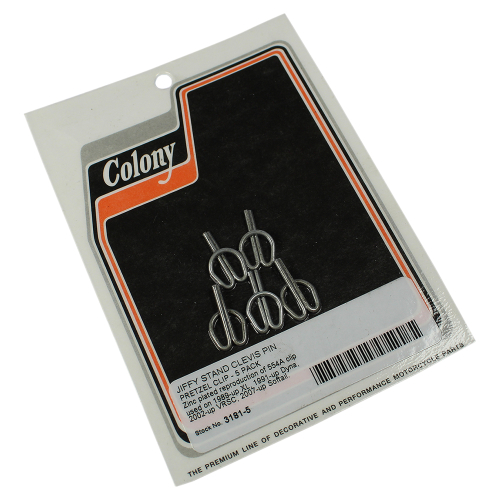 Colony - Colony Jiffy Stand Pin Pretzel Clips - Zinc Plated - 3181-5