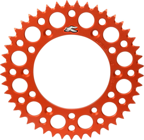 Renthal - Renthal Ultralight Rear Sprocket - Orange - 46T - 192U-420-46GPOR