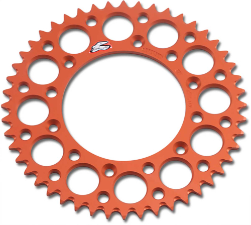 Renthal - Renthal Ultralight Rear Sprocket - Orange - 48T - 224U-520-48GPOR