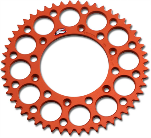 Renthal - Renthal Ultralight Rear Sprocket - Orange - 52T - 224U-520-52GPOR