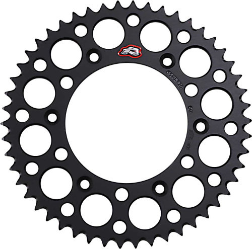 Renthal - Renthal Ultralight Rear Sprocket - Black - 50T - 154U-520-50-BK