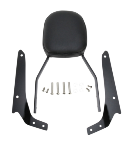Cobra - Cobra Standard Square Sissy Bar - Black Powder-Coated - 02-5111B