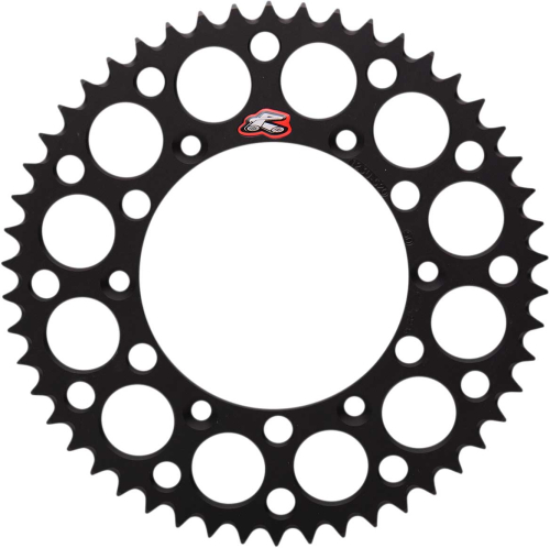 Renthal - Renthal Ultralight Rear Sprocket - Black - 50T - 123U-520-50-BK