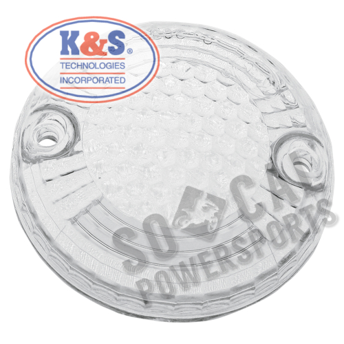 K&S Technologies - K&S Technologies DOT Approved Turn Signal Replacement Lens - Clear - 25-3030C