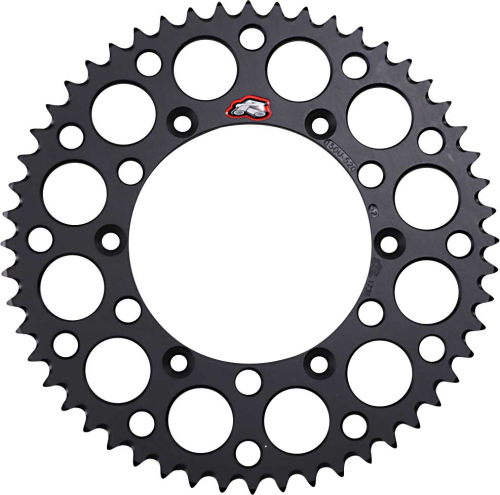 Renthal - Renthal Ultralight Rear Sprocket - Black - 52T - 150U-520-52-BK