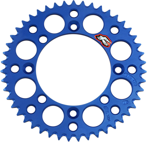 Renthal - Renthal Ultralight Rear Sprocket - Blue - 47T - 121U-420-47GBBU