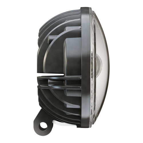 J&M - J&M 5.75in. Adaptive LED Pedestal Headlight - Black - 0555111