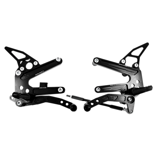 Driven Racing - Driven Racing TT Rearset - Anodized Black Finish - DRP-734