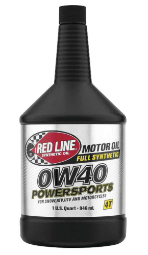 Red Line - Red Line Powersports Motor Oil - 0W40 - 1qt. - 42204