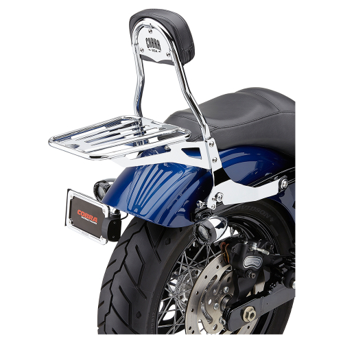 Cobra - Cobra Detachable Backrest Kit - Chrome - 602-2004