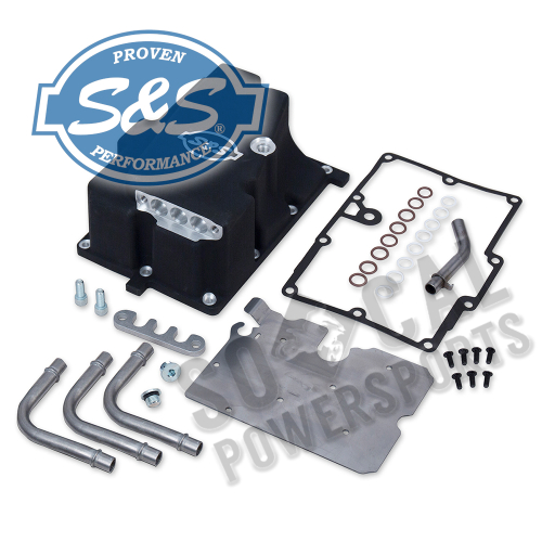 S&S Cycle - S&S Cycle Installation Kit for T143 Long Block Engine - Black - 310-0870