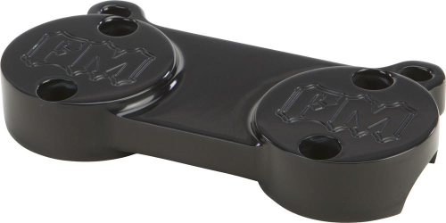 Forbidden Motorcycles - Forbidden Motorcycles Top Clamps with Gauge Mount Tabs for Handlebar FM Risers - Black - 825-05011