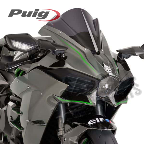 PUIG - PUIG Racing Windscreen - Dark Smoke - 7631F