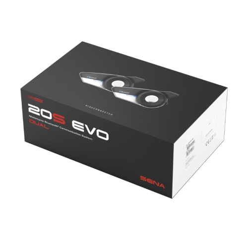 SENA - SENA 20S EVO HD Bluetooth Communication System - Dual Pack - 20S-EVO-11D
