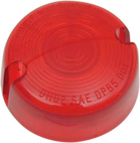 Chris Products - Chris Products Turn Signal Lens - Red - DHD2R