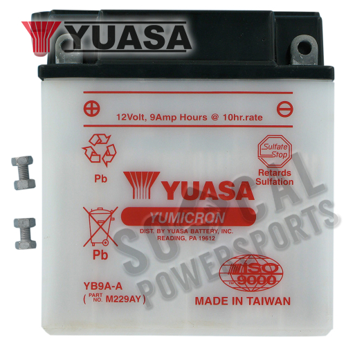 Yuasa - Yuasa Yumicron Battery - YB9A-A - YUAM229AY
