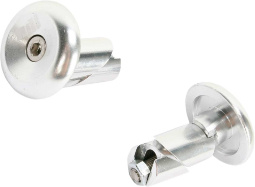 ODI - ODI Aluminum End Plugs - Silver - L71APS