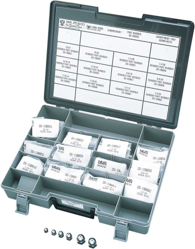 Drag Specialties - Drag Specialties Chrome Acorn Nut Assortment - MK152