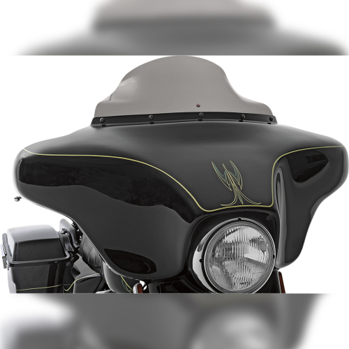 Klock Werks - Klock Werks 6.5in. Flare Windshield - Dark Smoke - KW05-01-0196