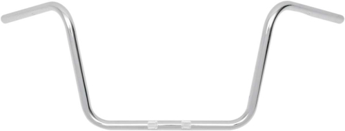 Flanders - Flanders 1in. Tall Ape Hanger Classic Bend Handlebar - Knurled and Dimpled - Chrome - 650-08365