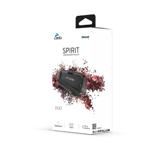 Cardo - Cardo Spirit Bluetooth Communication - Duo - SPRT0101
