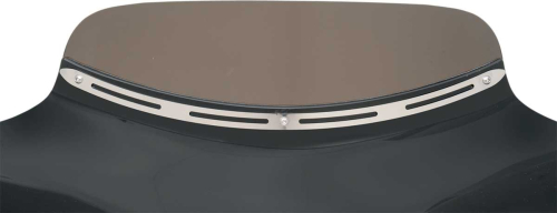 Memphis Shades - Memphis Shades Fairing Trim - Polished Stainless Steel - Slotted Slim-Style - MEM0923