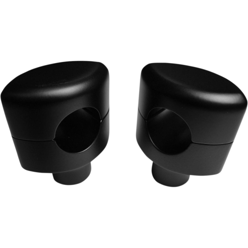 LA Choppers - LA Choppers Hefty Smooth Riser for 1-1/4in. Handlebar - 1-1/2in. Tall - Black - LA-7406-01M