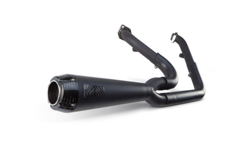Two Brothers Racing - Two Brothers Racing Comp-S Full System - Black w/ Carbon Fiber Tip - 005-3750199-B