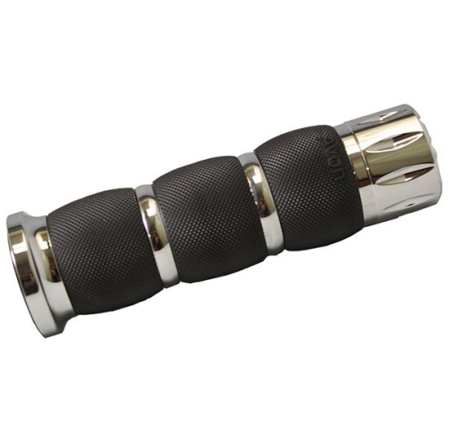 Avon Grips - Avon Grips Air Cushioned Rival Grips - Chrome - MT-AIR-90-CH-RIV