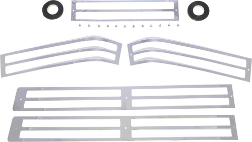 Parts Unlimited - Parts Unlimited Saddlebag Lens Grille Set - DS-719706