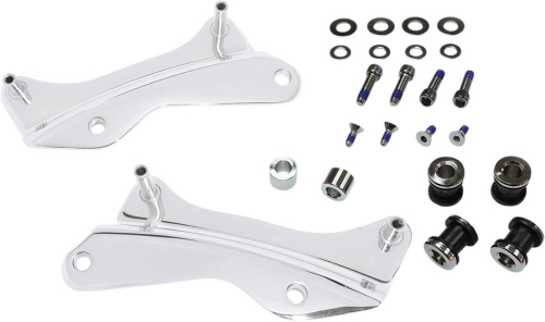 Drag Specialties - Drag Specialties Quick-Detach Tour Box Mount - Chrome - 1510-0495