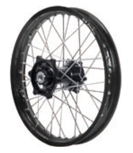 Dubya - Dubya MX Rear Wheel with DID DirtStar Rim - 2.15x19 - Black Hub/Black Rim - 70-4063BB